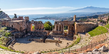 Mediterranean Cities Golf Cruise Vacation Package Taormina, Sicily - PerryGolf + Silversea Cruises